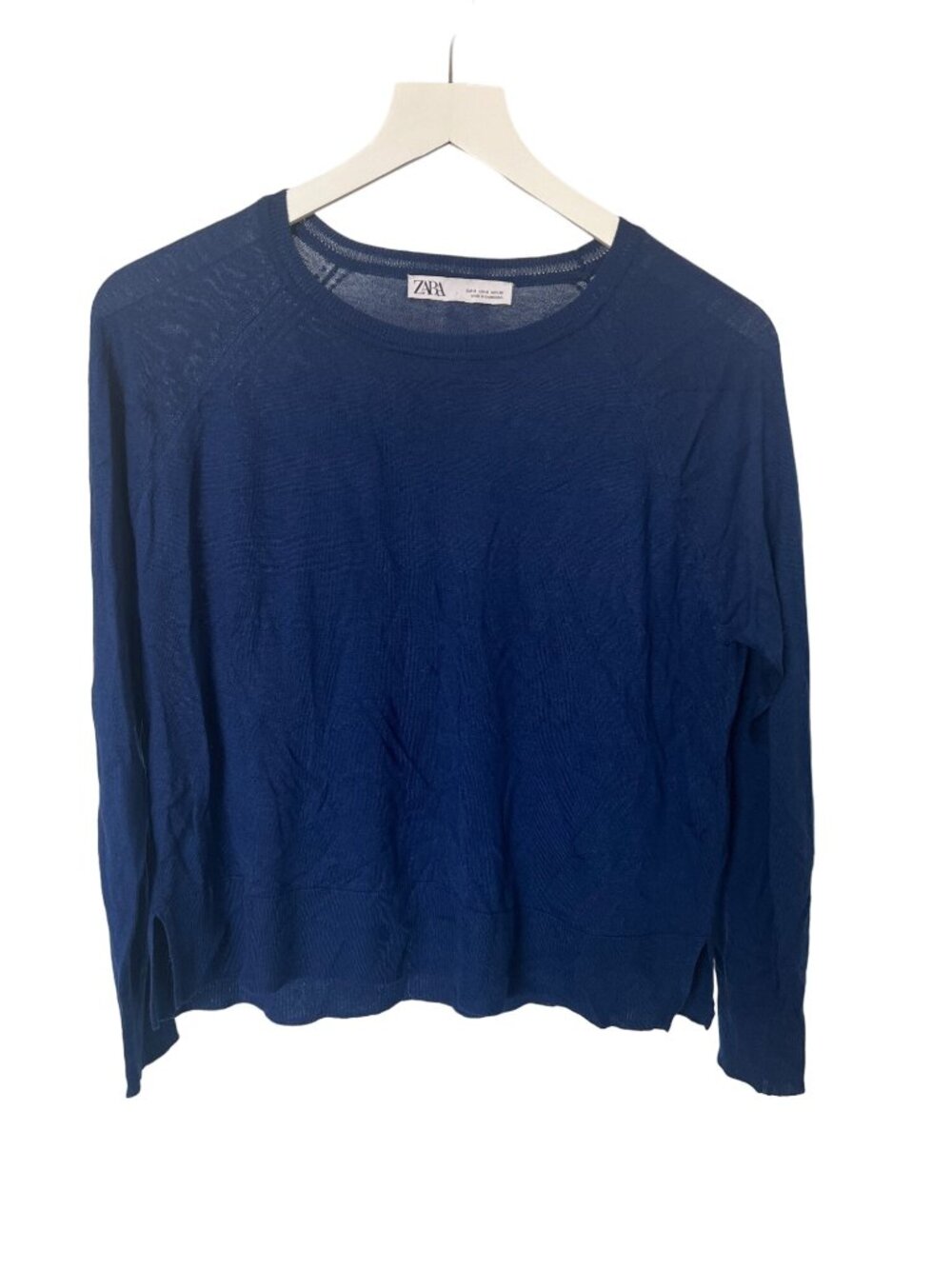 Zara Knit  Midnight Blue Lightweight Sweater